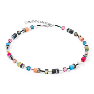 Coeur de Lion GeoCUBE® GeoCUBE® Iconic Halskette Multicolor Fancy 2838101568 bei Juwelier Kröpfl