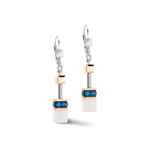 Coeur de Lion GeoCUBE® GeoCUBE® Iconic Ohrringe Capri Blau 4013200756 bei Juwelier Kröpfl