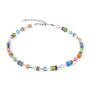 Coeur de Lion GeoCUBE® GeoCUBE® Iconic Precious Halskette multicolour boho 4905101583 bei Juwelier Kröpfl