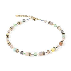 Coeur de Lion GeoCUBE® GeoCUBE® Iconic Precious Halskette multicolour gentle 4905101576 bei Juwelier Kröpfl