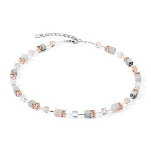 Coeur de Lion GeoCUBE® GeoCUBE® Iconic Precious Halskette roségold- peach 4017100235 bei Juwelier Kröpfl