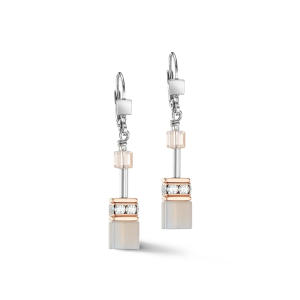 Coeur de Lion GeoCUBE® GeoCUBE® Iconic Precious Ohrringe rosègold-peach 4017200235 bei Juwelier Kröpfl