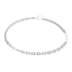 Coeur de Lion Halskette Shape Shifter Süßwasserperlen silber 1120101417 bei Juwelier Kröpfl