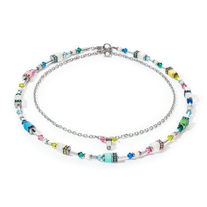 Coeur de Lion Halskette Summer Dream multicolor pastell 4513101522 bei Juwelier Kröpfl