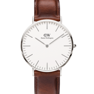 Daniel Wellington Classic St Mawes Silber 40mm DW00100021 bei Juwelier Kröpfl