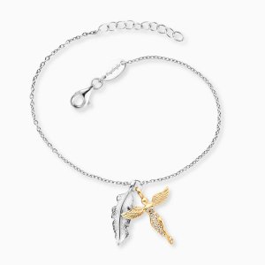 Englesrufer Flügel & Engel Armband ERB-FEDER-ANGEL-BIG bei Juwelier Kröpfl