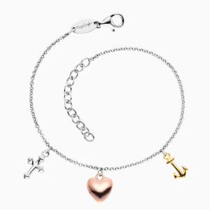 Englesrufer Glaube Liebe Hoffnung Armband ERB-FLH-01-TRICO bei Juwelier Kröpfl