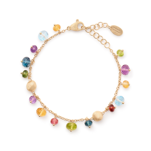 Marco Bicego Africa Gemstones einreihiges Armband mit bunten Edelsteinen BB2781_MIX02 bei Juwelier Kröpfl