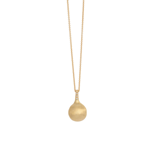 Marco Bicego Africa Kette aus Gold mit Anhänger aus Diamanten und Goldkugel CB2493_B_Y_02 bei Juwelier Kröpfl