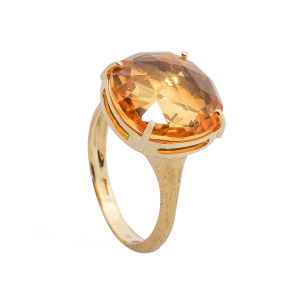 Marco Bicego Alta Ring aus Gold mit gelbem Quarz AB645_QG01 bei Juwelier Kröpfl