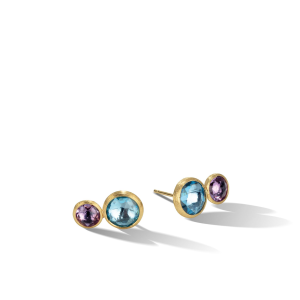 Marco Bicego Jaipur Color Ohrring mit Sky-Blue Topas und Amethyst OB1518_MIX52_Y_02 bei Juwelier Kröpfl