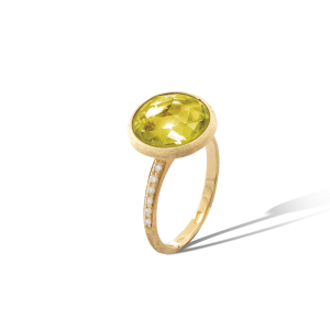 Marco Bicego Jaipur Color Ring aus Gold mit Lemon Citrin und Diamanten AB586-B_LC01_Y_02 bei Juwelier Kröpfl