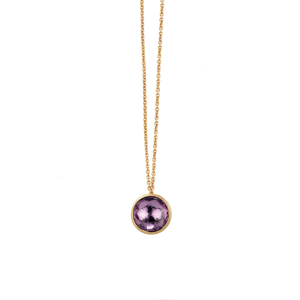 Marco Bicego Jaipur Halskette mit Anhänger aus Gelbgold mit Amethyst CB2607_AT01_Y_02 bei Juwelier Kröpfl