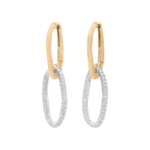 Marco Bicego Jaipur Link New Jaipur Link New Gliederohrringe in Gelbgold mit Diamanten OB1809-C_B_YW_Q6 bei Juwelier Kröpfl