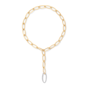 Marco Bicego Jaipur Link Y-Kette mit Ovalen aus Gold mit Diamanten CB2667_B_YW_Q6 bei Juwelier Kröpfl