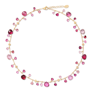 Marco Bicego Paradise einreihige Halskette mit rosa Turmalinen CB2584-E_TR01 bei Juwelier Kröpfl