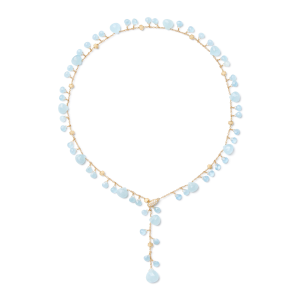 Marco Bicego Paradise Y-Kette aus Gelbgold mit Aquamarin CB2586-B_AQ01_Y_02 bei Juwelier Kröpfl