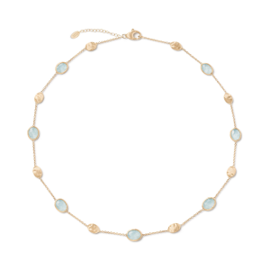 Marco Bicego Siviglia Halskette aus Gold mit Aquamarin und Ovalen CB1874-E-AQ01_Y_02 bei Juwelier Kröpfl