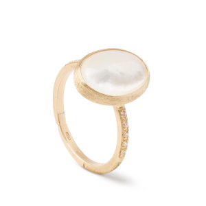 Marco Bicego Siviglia Ring aus Gold mit Perlmutt und Diamanten AB610-B_MPW_Y_02 bei Juwelier Kröpfl