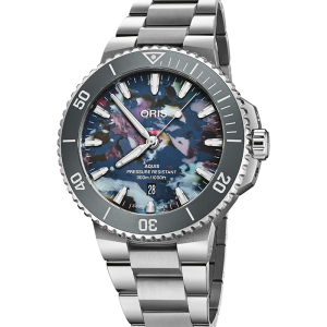 Oris Tauchen Aquis Aquis Date Upcycle 01 733 7789 4150-07 8 23 04PEB bei Juwelier Kröpfl