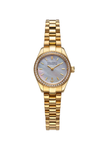 Paul Hewitt Petit Soleil Petit Soleil Round Uhr Gold Pearl Crystal PH-W-1177 bei Juwelier Kröpfl