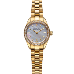 Paul Hewitt Petit Soleil Petit Soleil Round Uhr Gold Pearl Crystal PH-W-1177 bei Juwelier Kröpfl