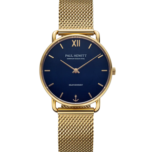 Paul Hewitt Sailor Sailor 33 mm Uhr Gold Blau PH-W-0315 bei Juwelier Kröpfl