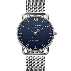 Paul Hewitt Sailor Sailor 39 mm Uhr Silber Blau PH-W-0325 bei Juwelier Kröpfl