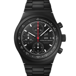 Porsche Design Chronotimer Collection Chronograph 1 1972 All Black Numbered Edition 6043.7.01.001.01.5 WAP0710090PBLK bei Juwelier Kröpfl