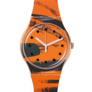 Swatch BARNS-GRAHAM'S ORANGE AND RED ON PINK SUOZ362C bei Juwelier Kröpfl