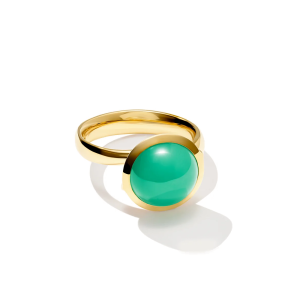 Tamara Comolli Bouton BOUTON Ring mit Chrysopras R-BOU-l-Chry-yg bei Juwelier Kröpfl