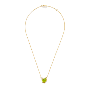 Tamara Comolli Signature SIGNATURE Drops Halskette mit Peridot und Diamant Pavé N-Sig-2Dr-Per-p-yg bei Juwelier Kröpfl