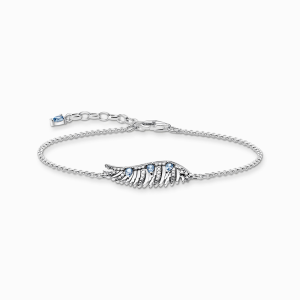 Thomas Sabo Rising Phoenix Armband Phönix-Flügel mit blauen Steinen silber A2070-644-1 bei Juwelier Kröpfl