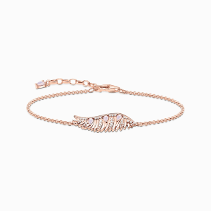 Thomas Sabo Rising Phoenix Armband Phönix-Flügel mit rosa Steinen roségold A2070-323-9 bei Juwelier Kröpfl