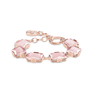 Thomas Sabo Sparkling Heitage Armband große rosa Steine A1911-417-9 bei Juwelier Kröpfl