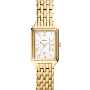 Fossil Raquel Damenuhr Edelstahl goldfarben ES5220 bei Juwelier Kröpfl