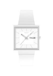 Swatch What If AllWhite SO34W700 bei Juwelier Kröpfl