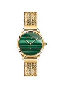Thomas Sabo Garden Spirit Damenuhr Garden Spirit Malachit gold WA0365-264-211 bei Juwelier Kröpfl