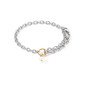Coeur de Lion Art Deco Elegance Armband Bicolor 1133301314 bei Juwelier Kröpfl