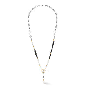 Coeur de Lion Art Deco Elegance Halskette Bicolor 1133101314 bei Juwelier Kröpfl