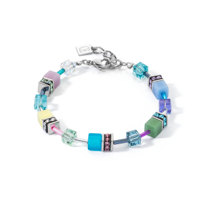 Coeur de Lion GeoCUBE® Iconic Armband silber-ice pastels 2838301580 bei Juwelier Kröpfl