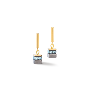 Coeur de Lion Sparkling Classic Chain Ohrringe gold-multicolor 4410211500 bei Juwelier Kröpfl