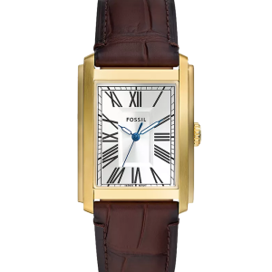 Fossil Carraway Herrenuhr Krokoprägung Leder braun FS6011 bei Juwelier Kröpfl
