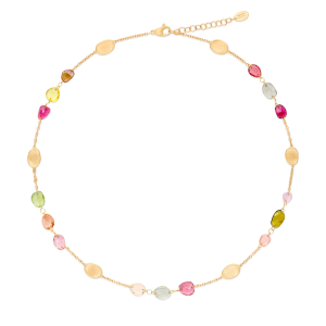 Marco Bicego Lunaria Color 18K Gelbgold Turmalin Halskette CB2867_TM01_Y_02 bei Juwelier Kröpfl