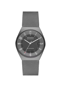 Skagen Grenen Herrenuhr Solarwerk Milanaise Edelstahl anthrazit SKW6836 bei Juwelier Kröpfl