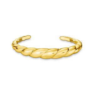 Thomas Sabo Bold Elegance Armreif organische Formen vergoldet AR119-413-39 bei Juwelier Kröpfl
