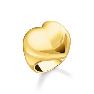 Thomas Sabo Bold Elegance Ring in Herzform vergoldet TR2471-413-39 bei Juwelier Kröpfl