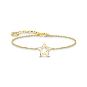 Thomas Sabo Essentials Armband mit Stern-Anhänger vergoldet A2162-413-39 bei Juwelier Kröpfl