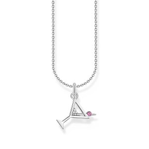 Thomas Sabo Essentials Kette mit Cocktail-Anhänger Silber KE2232-013-27 bei Juwelier Kröpfl