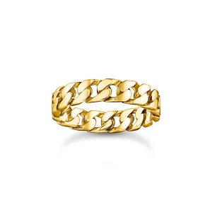 Thomas Sabo Essentials Ring Kettenglieder vergoldet TR2496-413-39 bei Juwelier Kröpfl